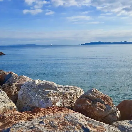 아파트 Port D'hyeres Vue Et Iles De Porquerolles Et Port-cros *
